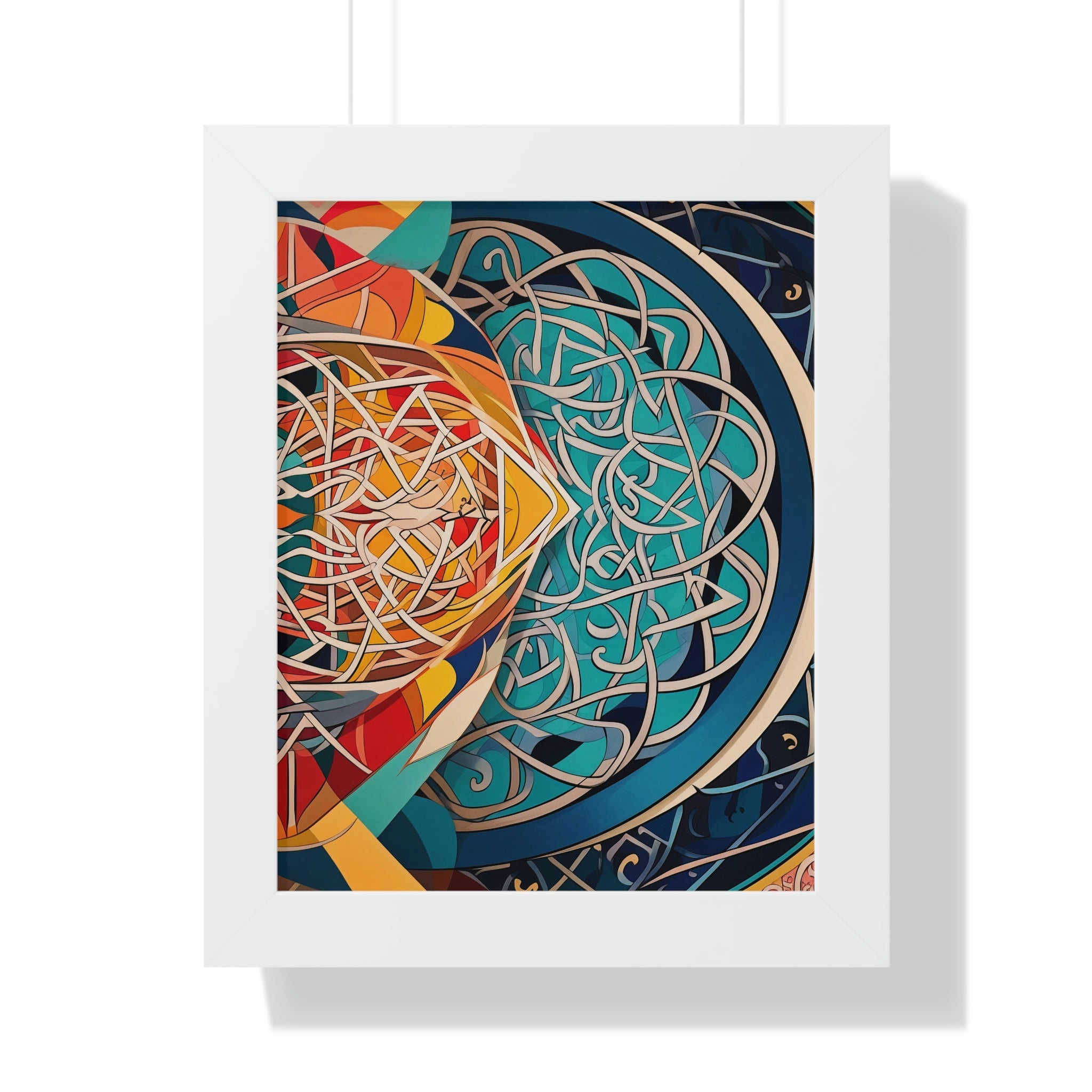 Framed Poster Halal Art Energy