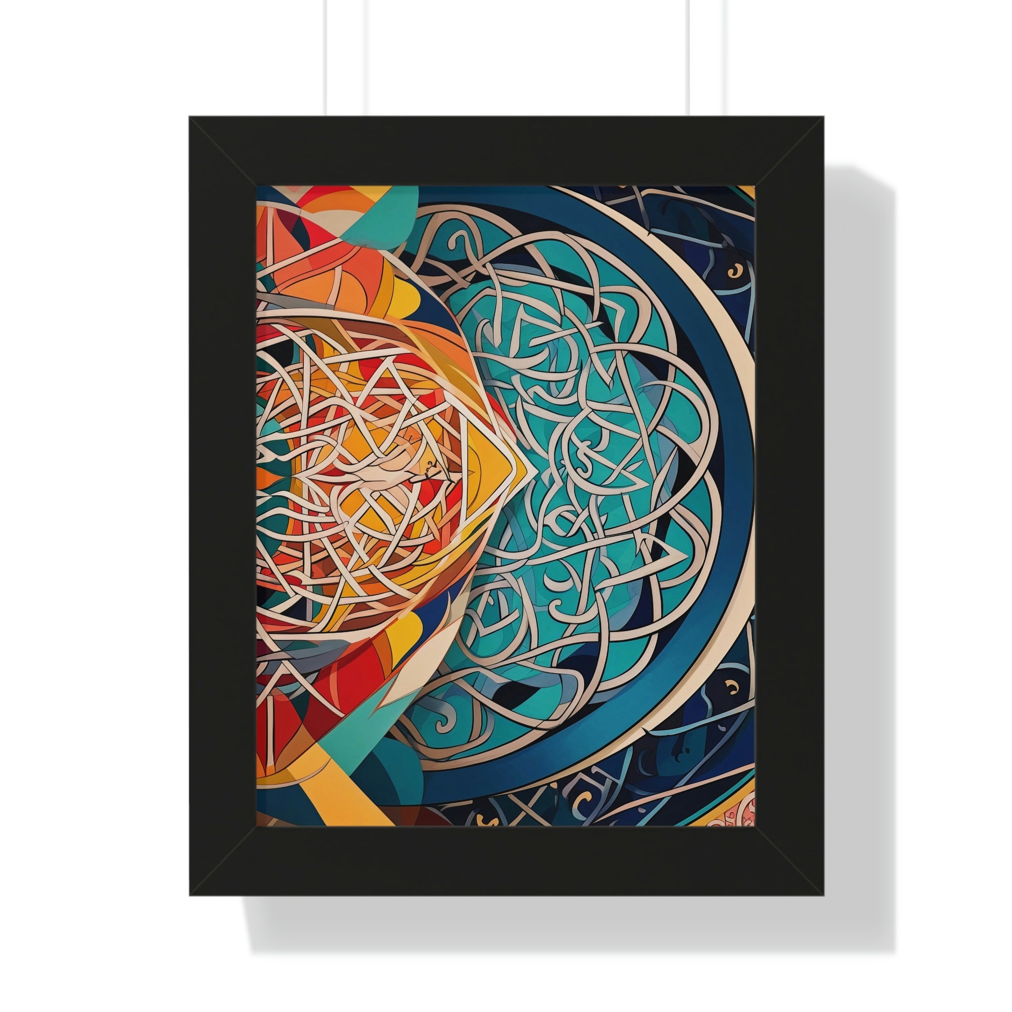 Framed Poster Halal Art Energy