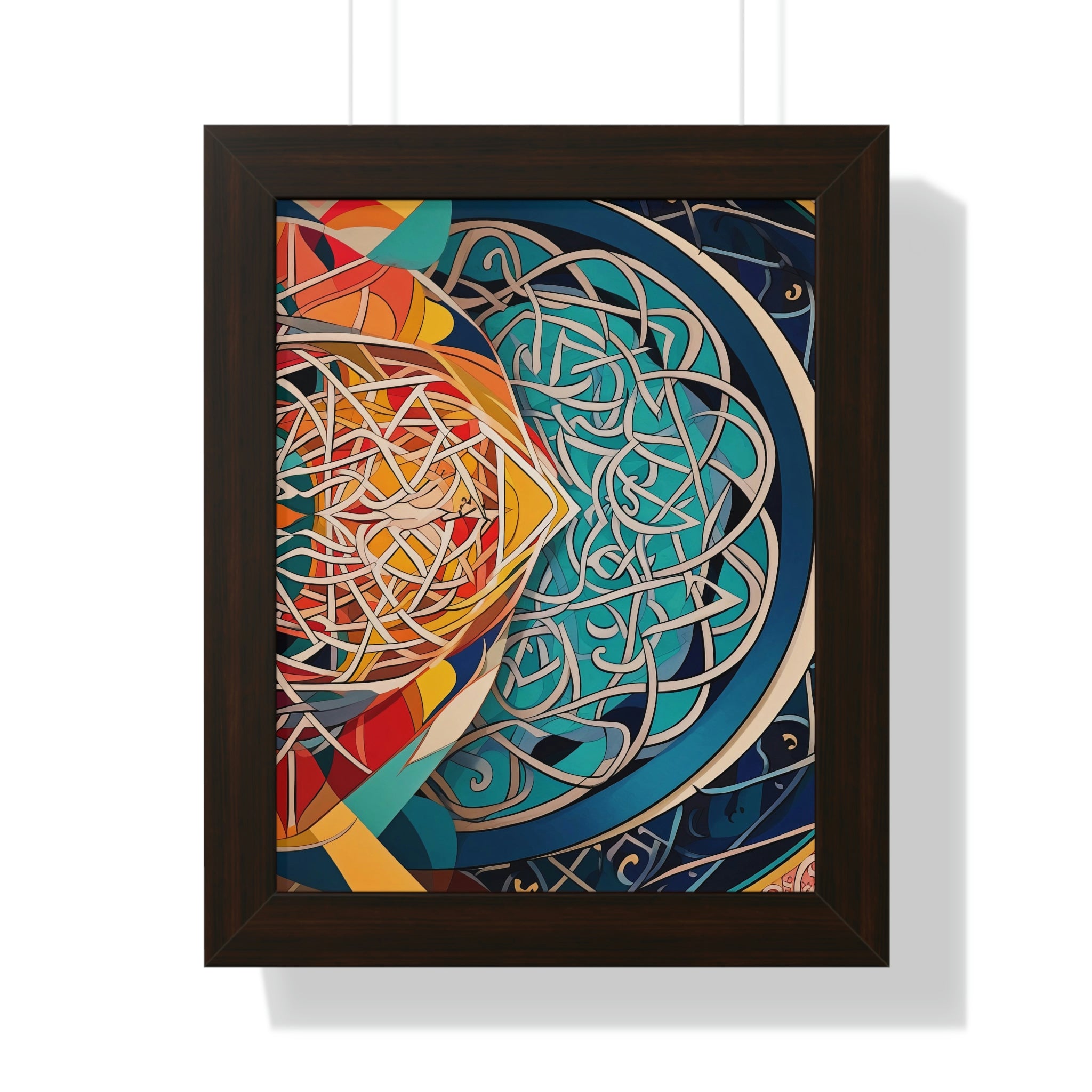 Framed Poster Halal Art Energy