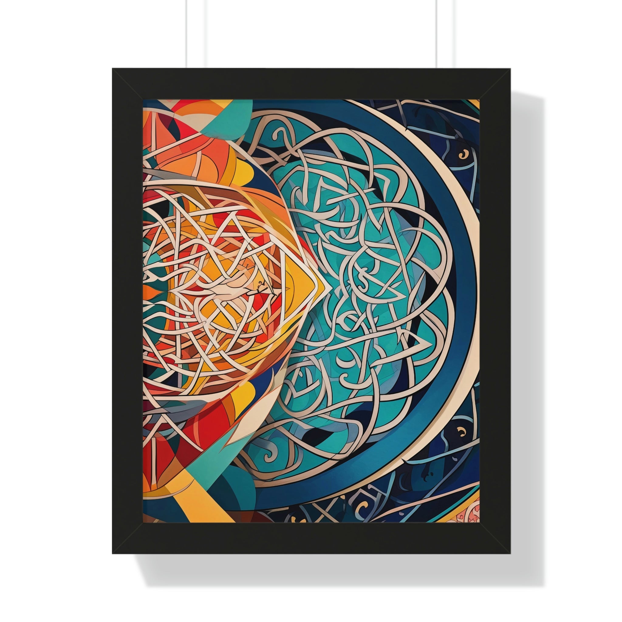 Framed Poster Halal Art Energy