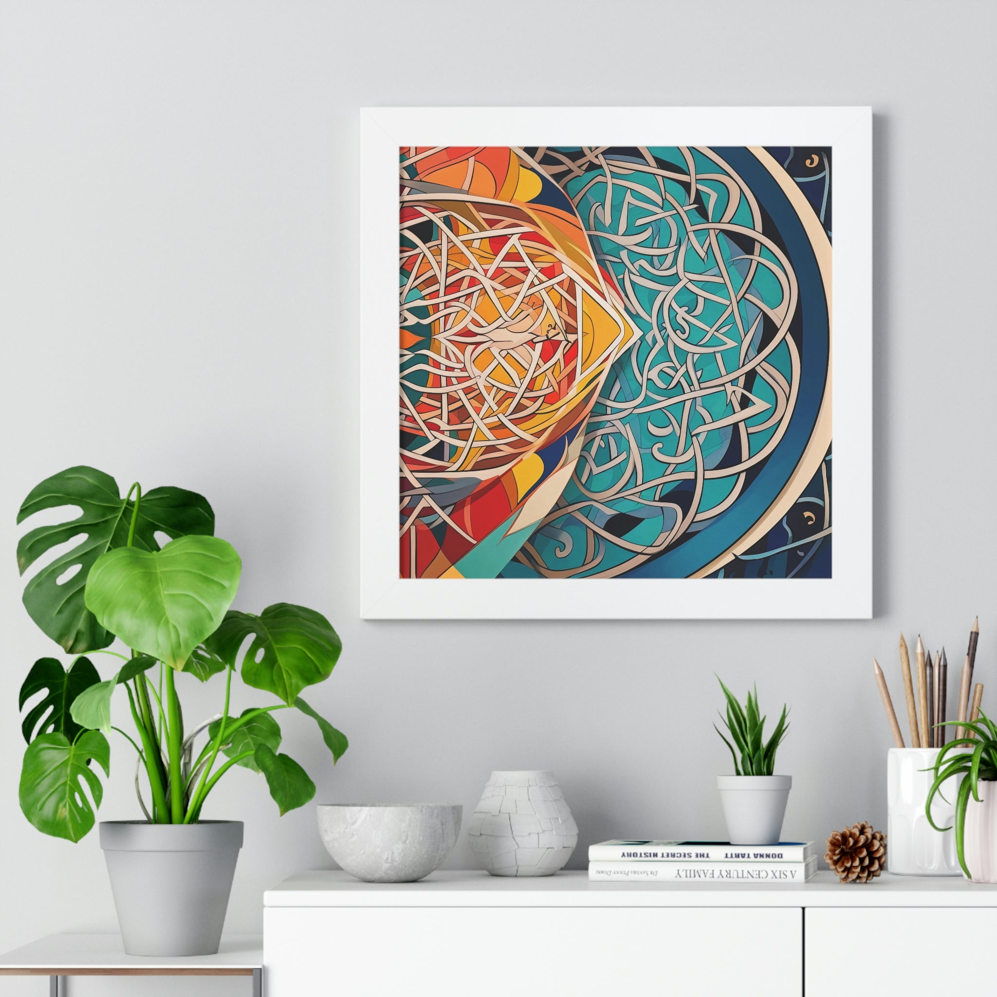 Framed Poster Halal Art Energy