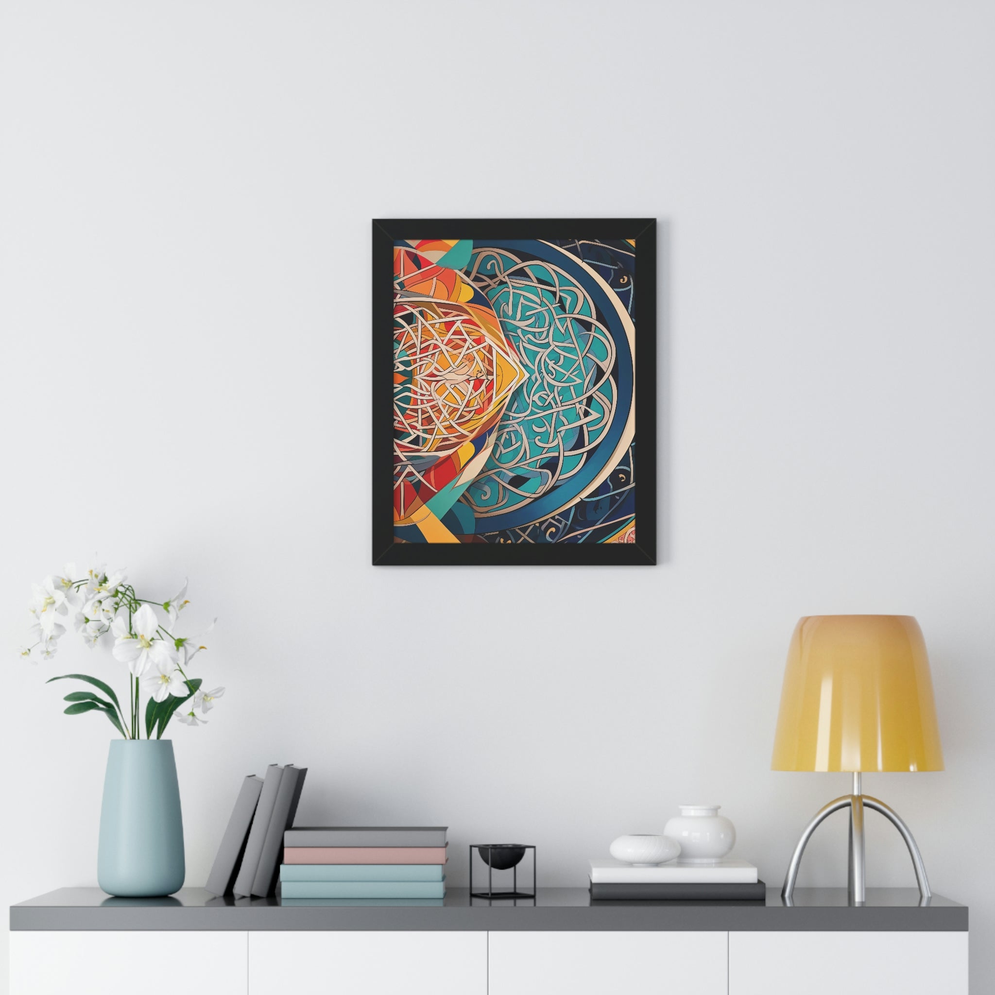 Framed Poster Halal Art Energy