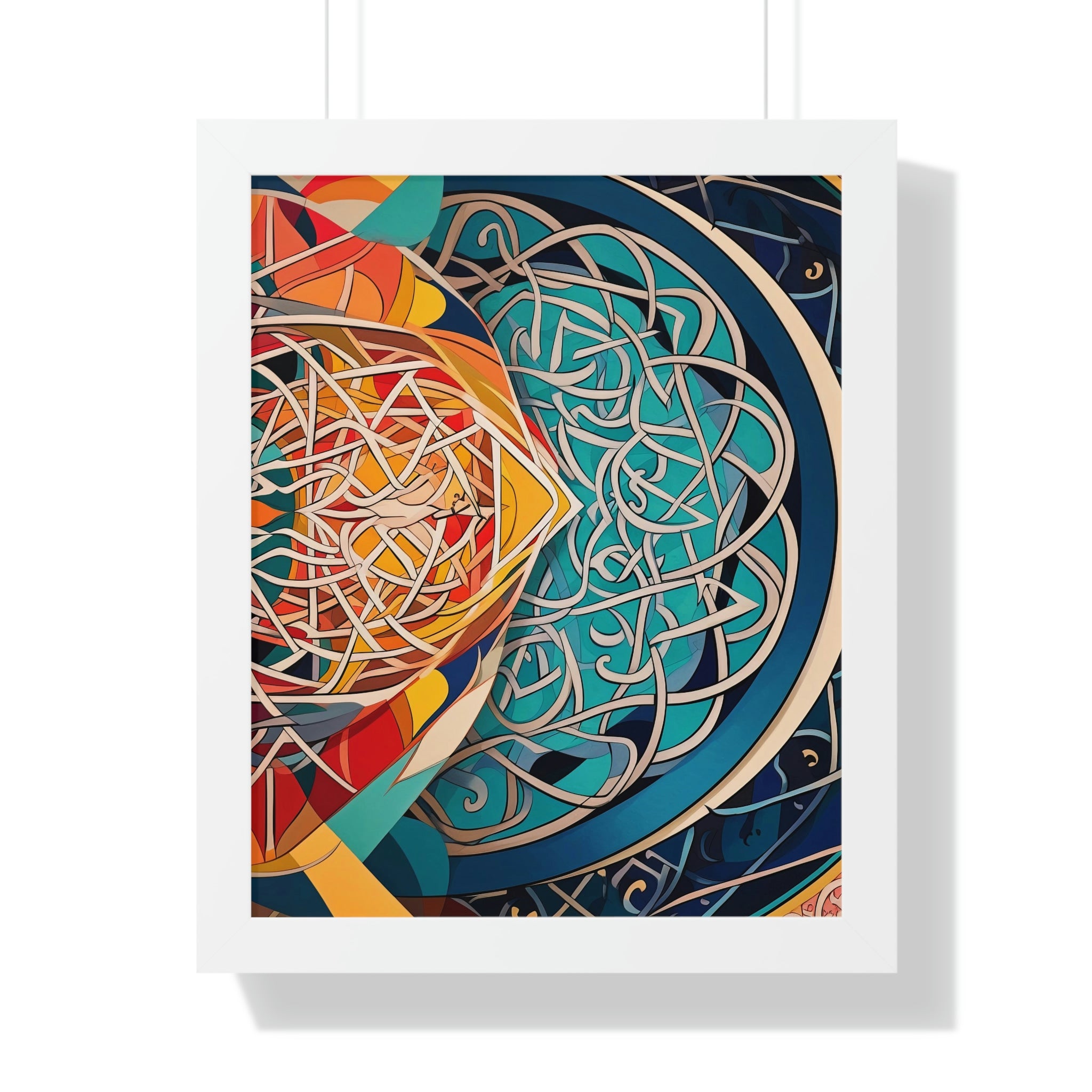 Framed Poster Halal Art Energy