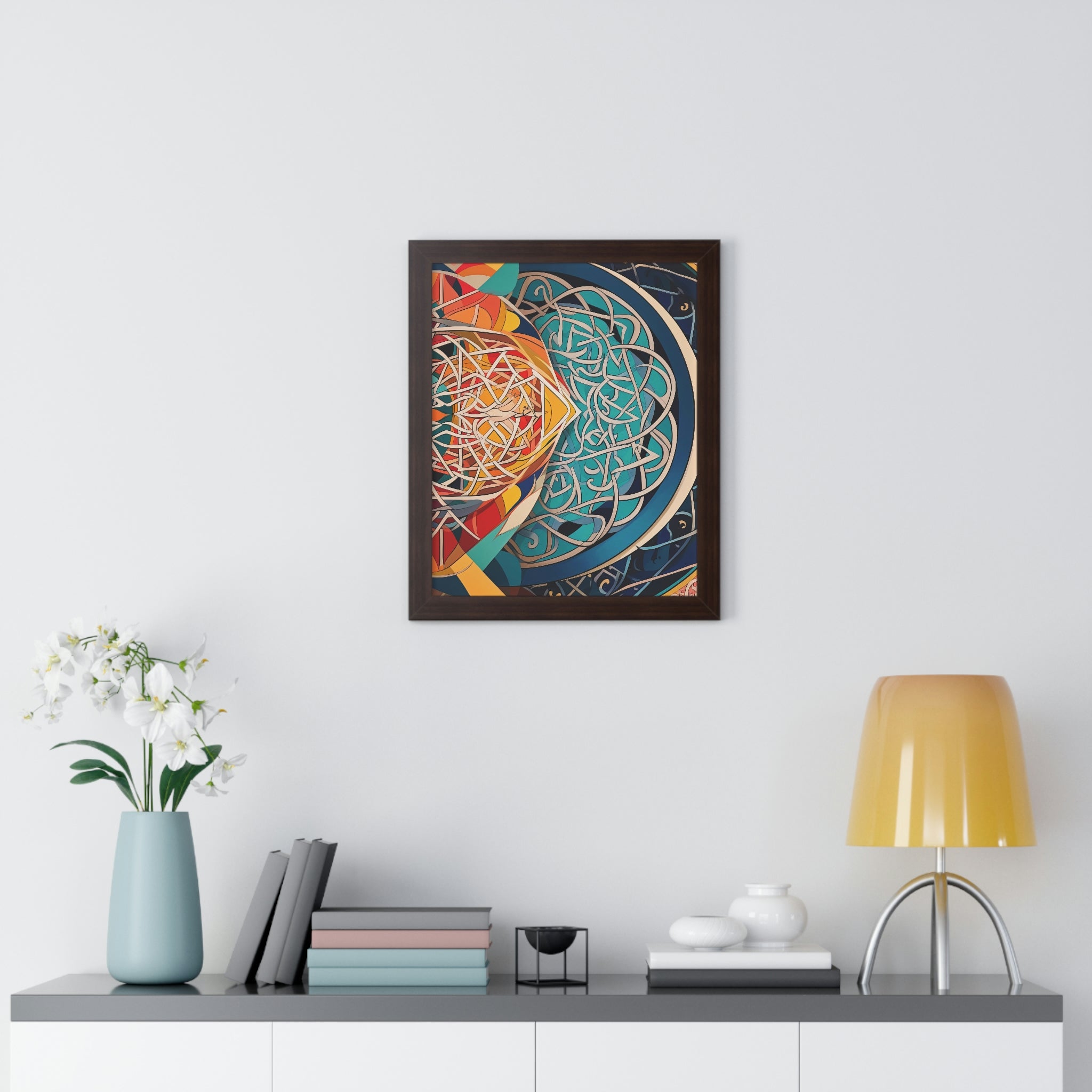 Framed Poster Halal Art Energy