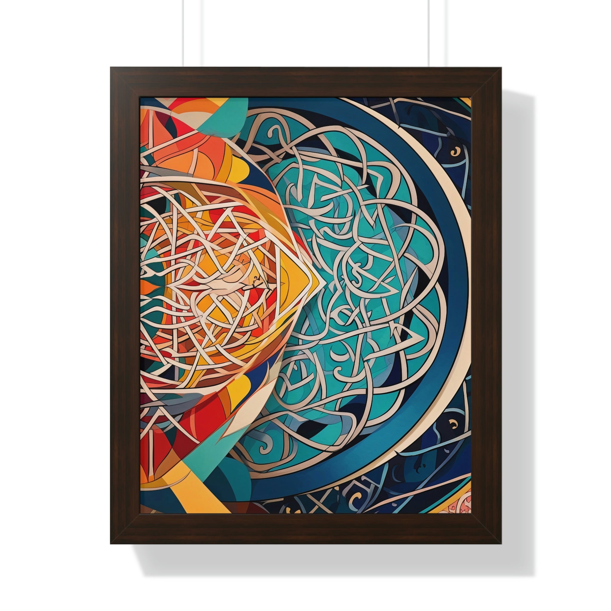 Framed Poster Halal Art Energy